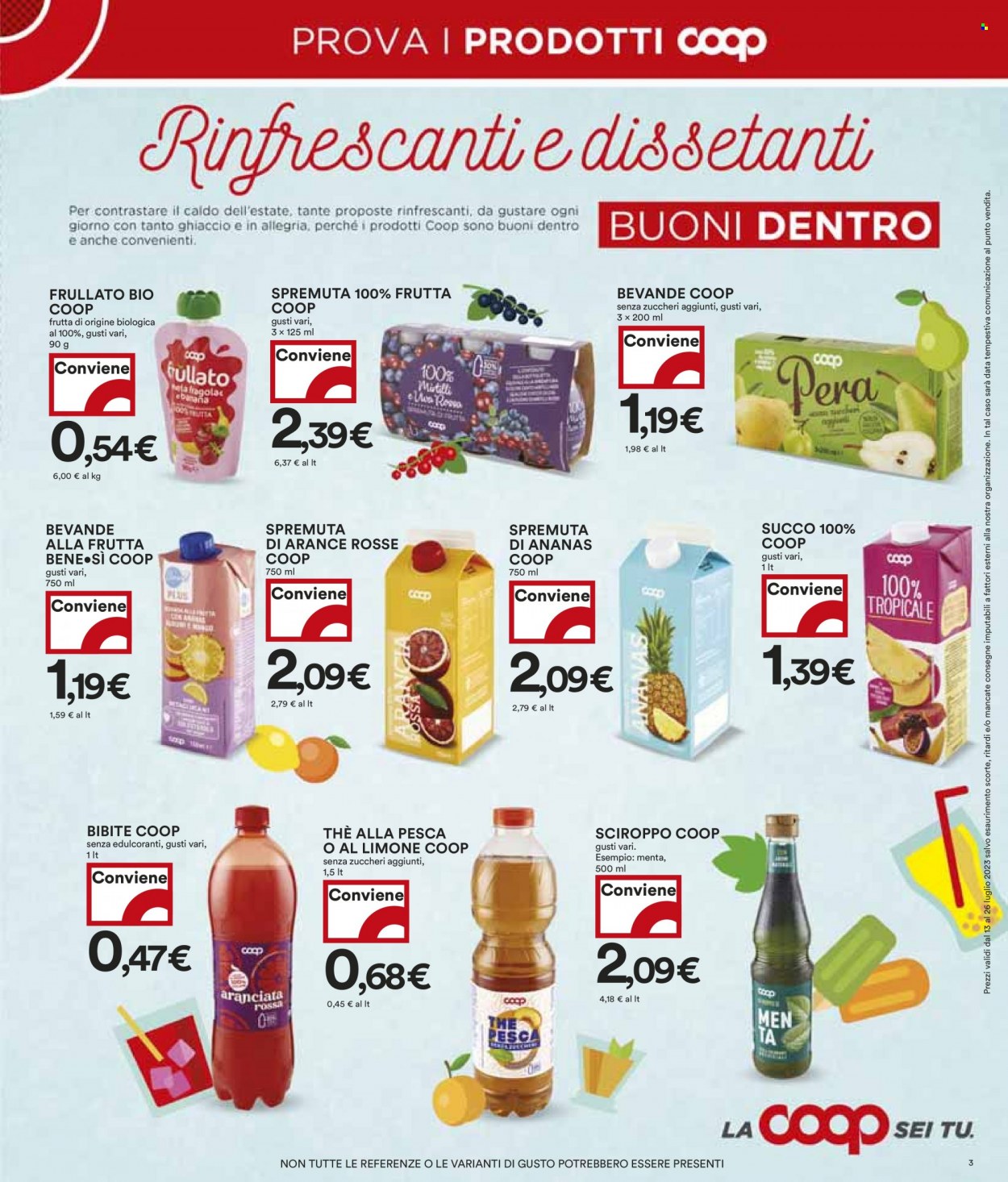 Leták Coop - 13.7.2023 - 26.7.2023. Strana 3