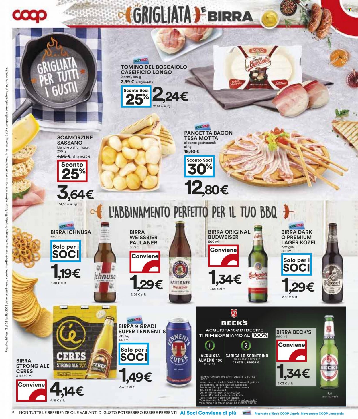 Leták Coop - 13.7.2023 - 26.7.2023. Strana 8