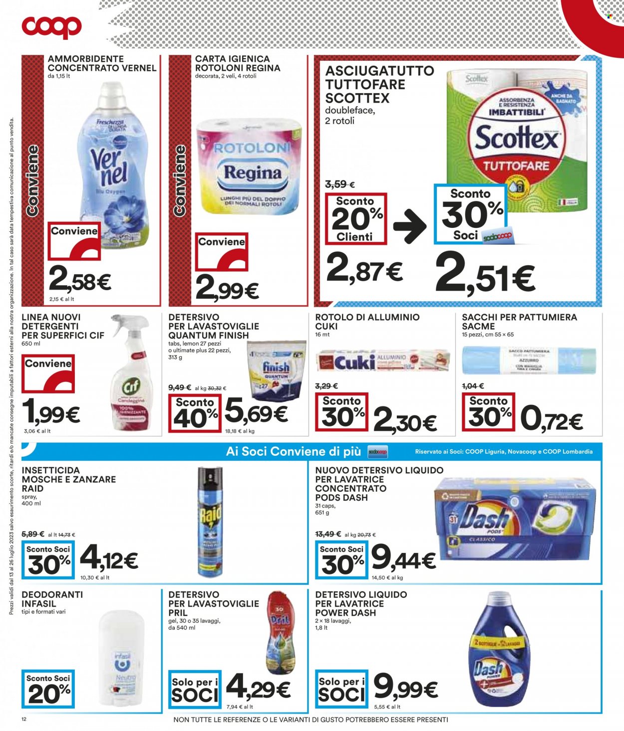 Leták Coop - 13.7.2023 - 26.7.2023. Strana 12
