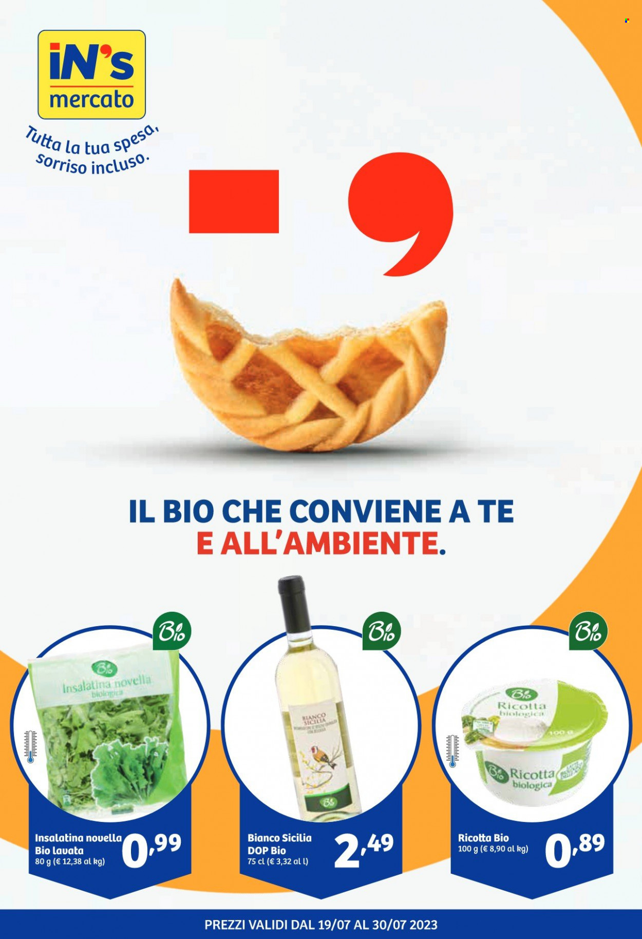 Volantino iN's Mercato - 19/7/2023 - 30/7/2023. Pagina 1