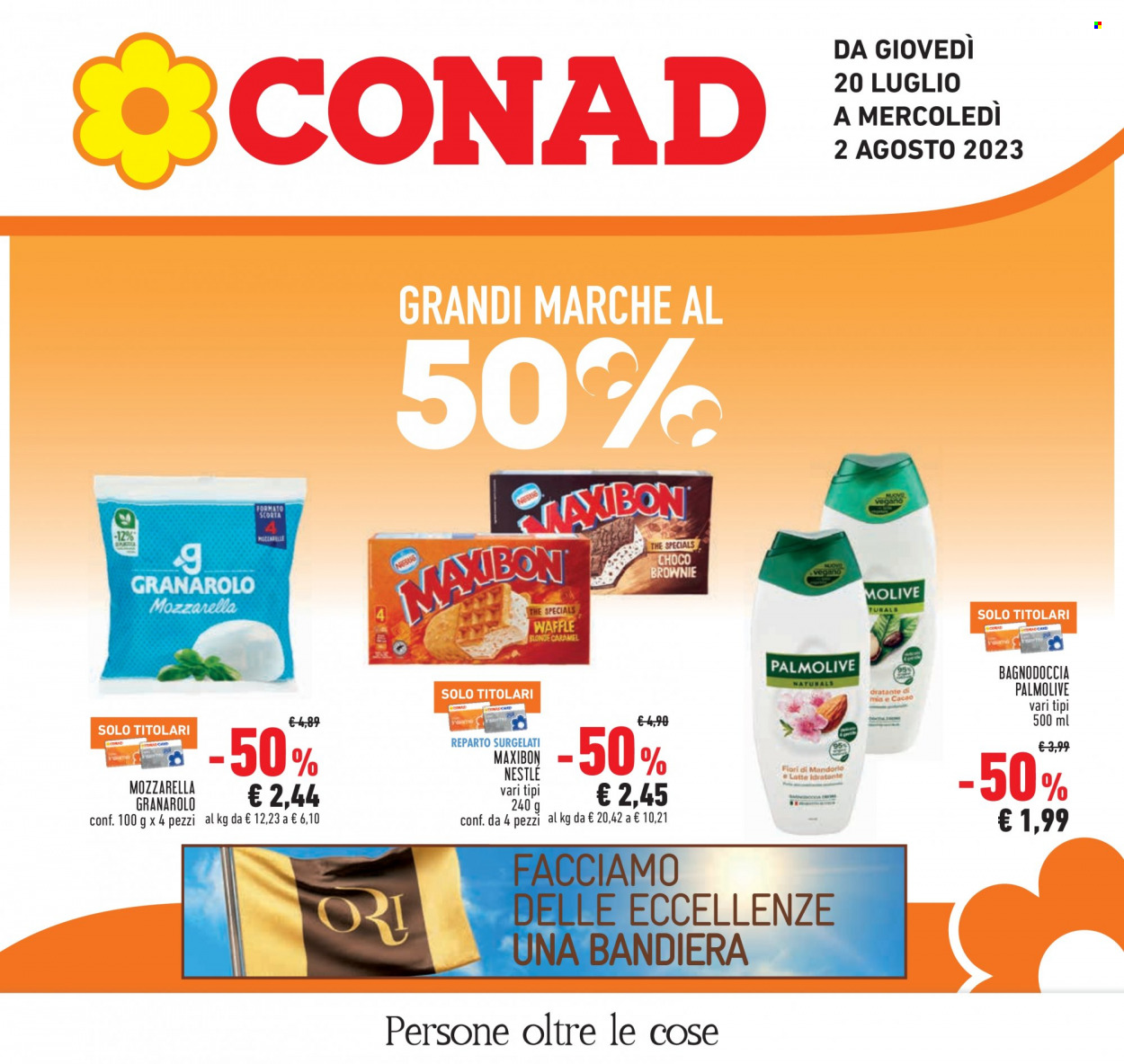 Volantino Conad - 20/7/2023 - 2/8/2023. Pagina 1