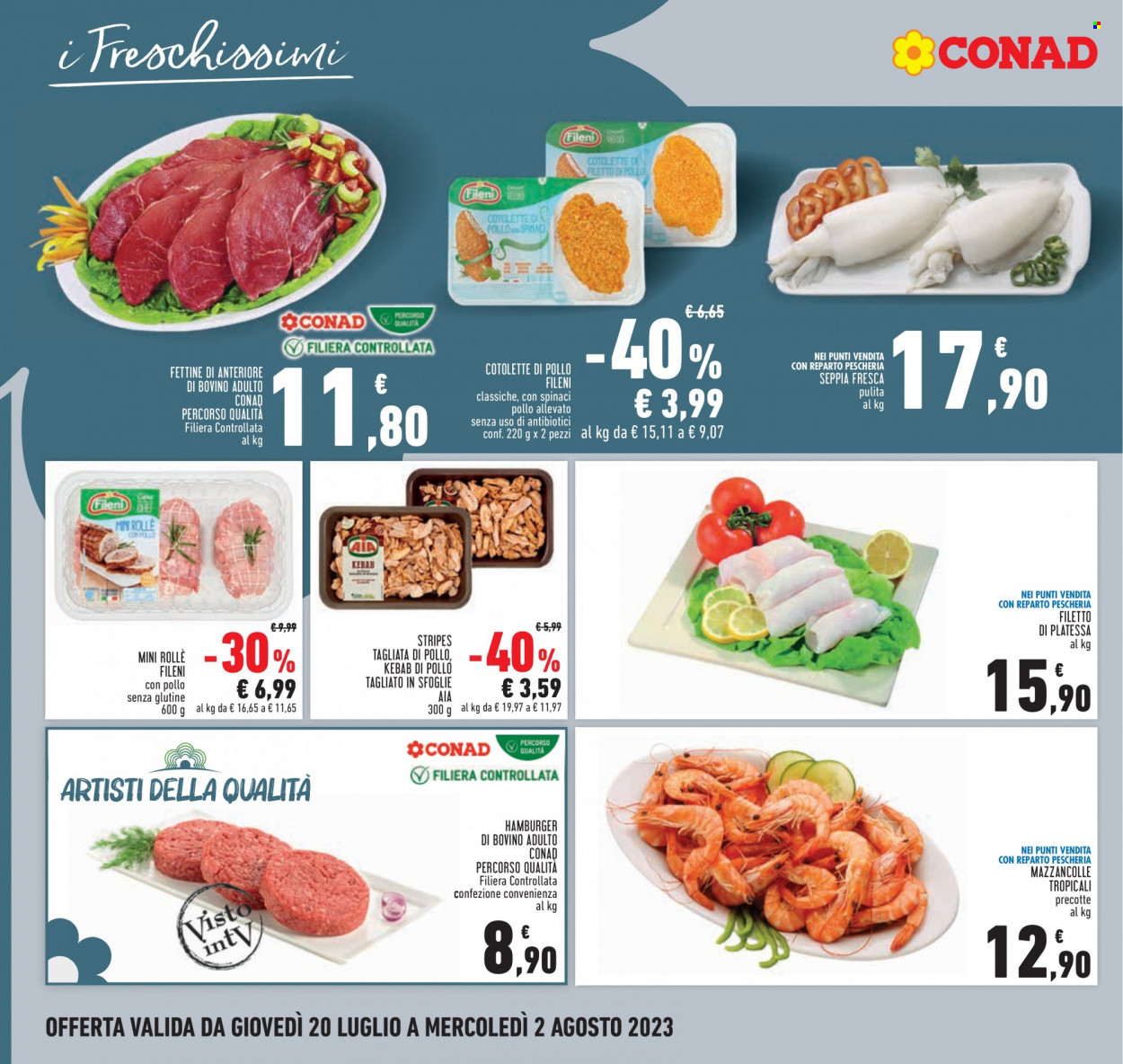 Volantino Conad - 20/7/2023 - 2/8/2023. Pagina 8