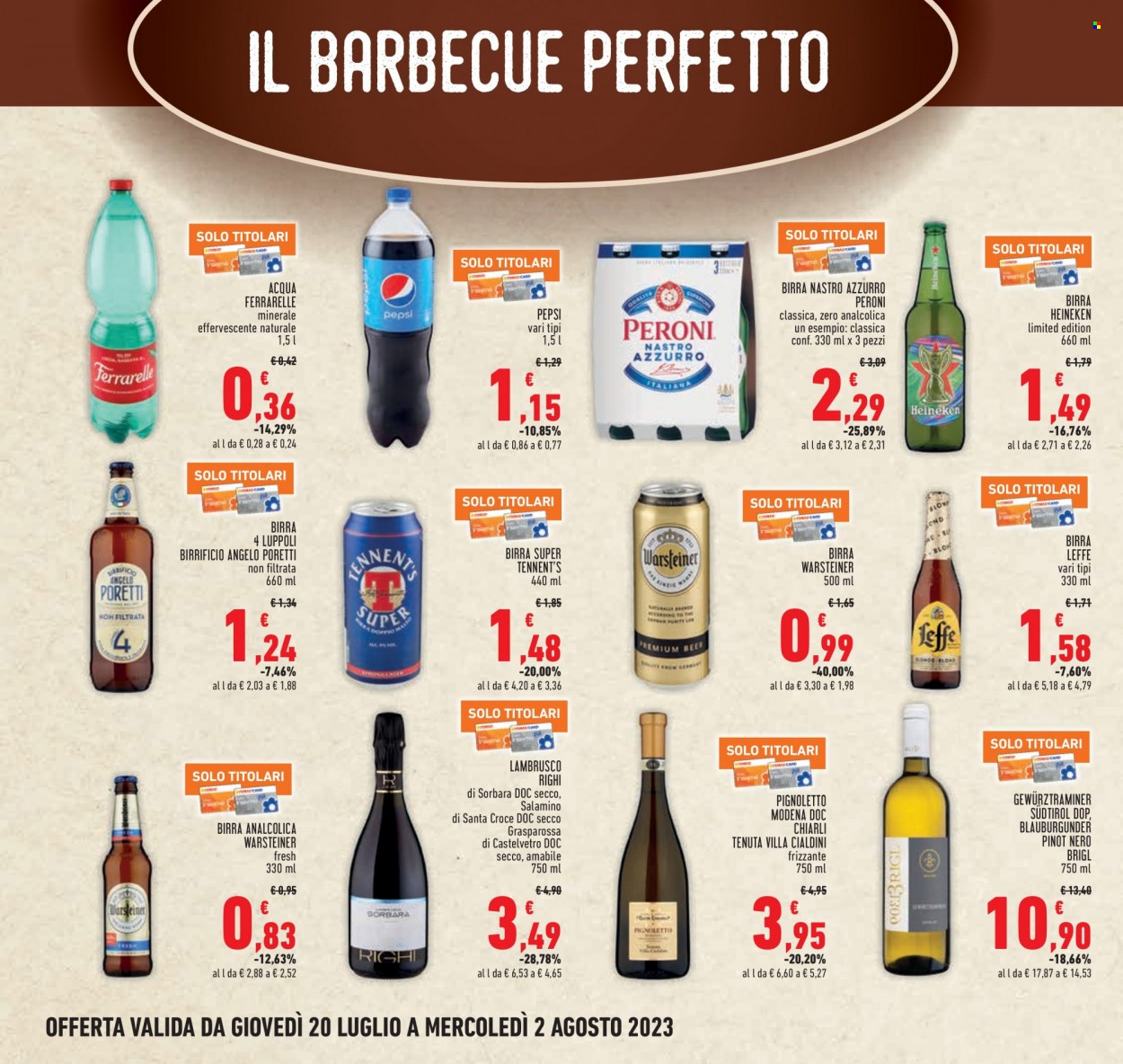 Volantino Conad - 20/7/2023 - 2/8/2023. Pagina 12