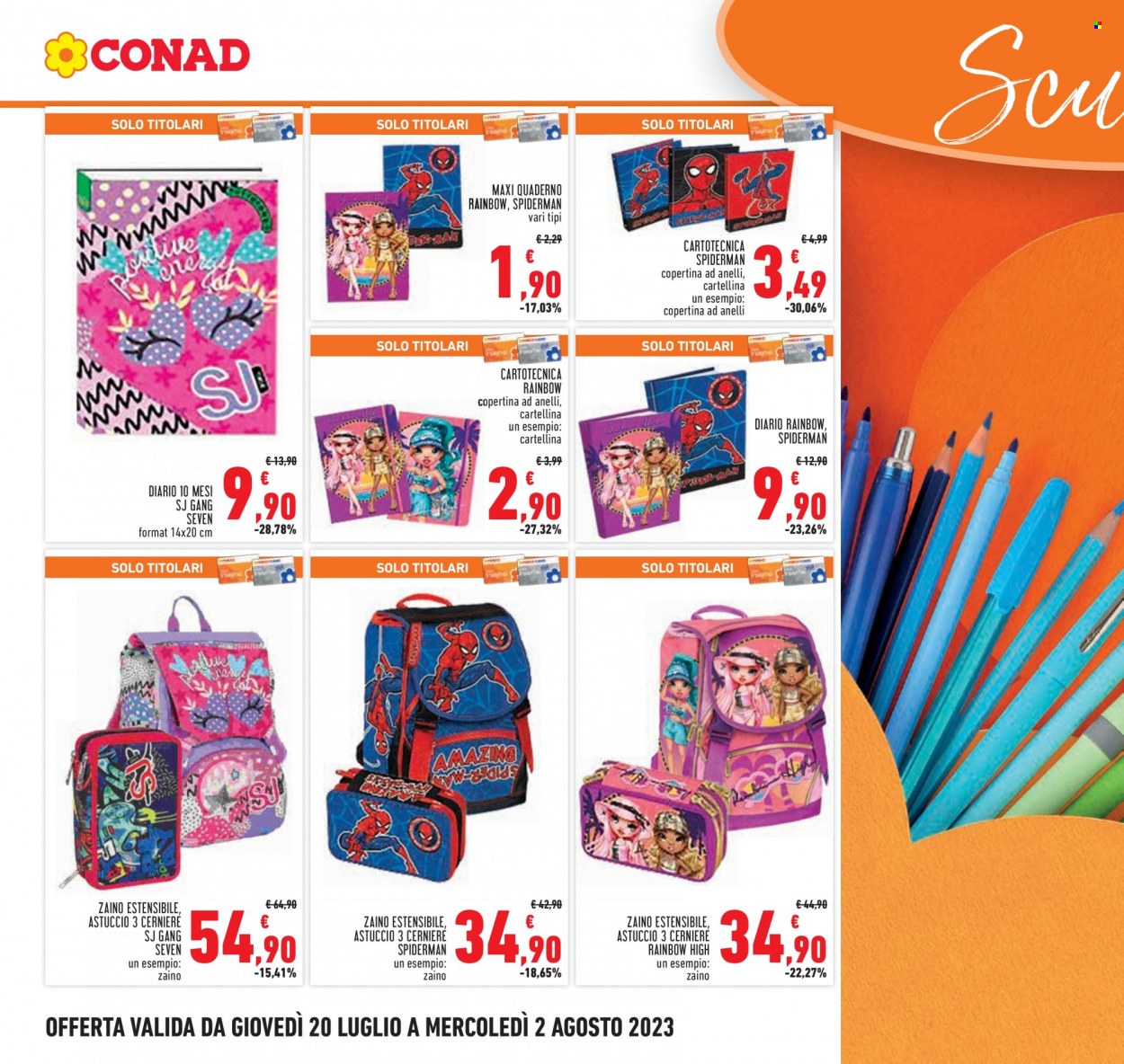 Volantino Conad - 20/7/2023 - 2/8/2023. Pagina 24