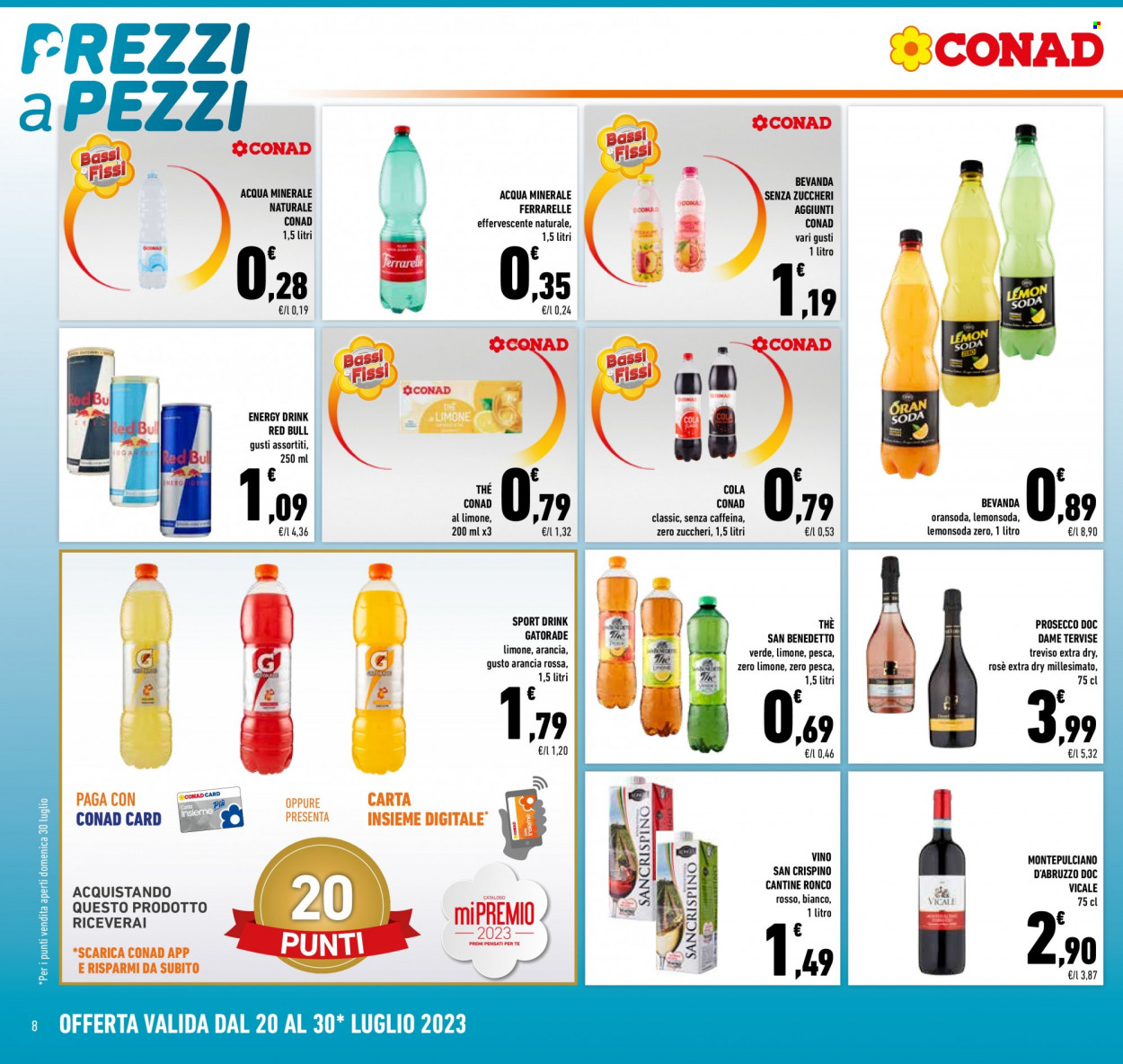 Volantino Conad - 20/7/2023 - 30/7/2023. Pagina 8