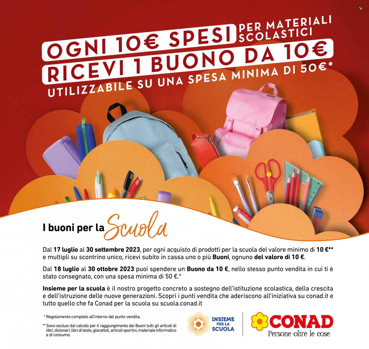 Volantino Conad - 20/7/2023 - 30/7/2023. Pagina 19