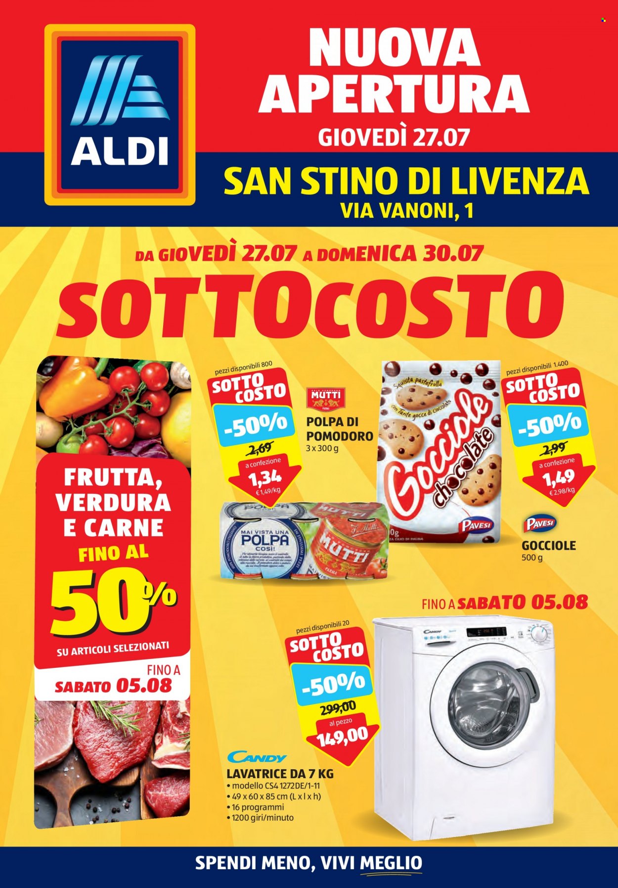 Volantino Aldi - 27/7/2023 - 5/8/2023. Pagina 1