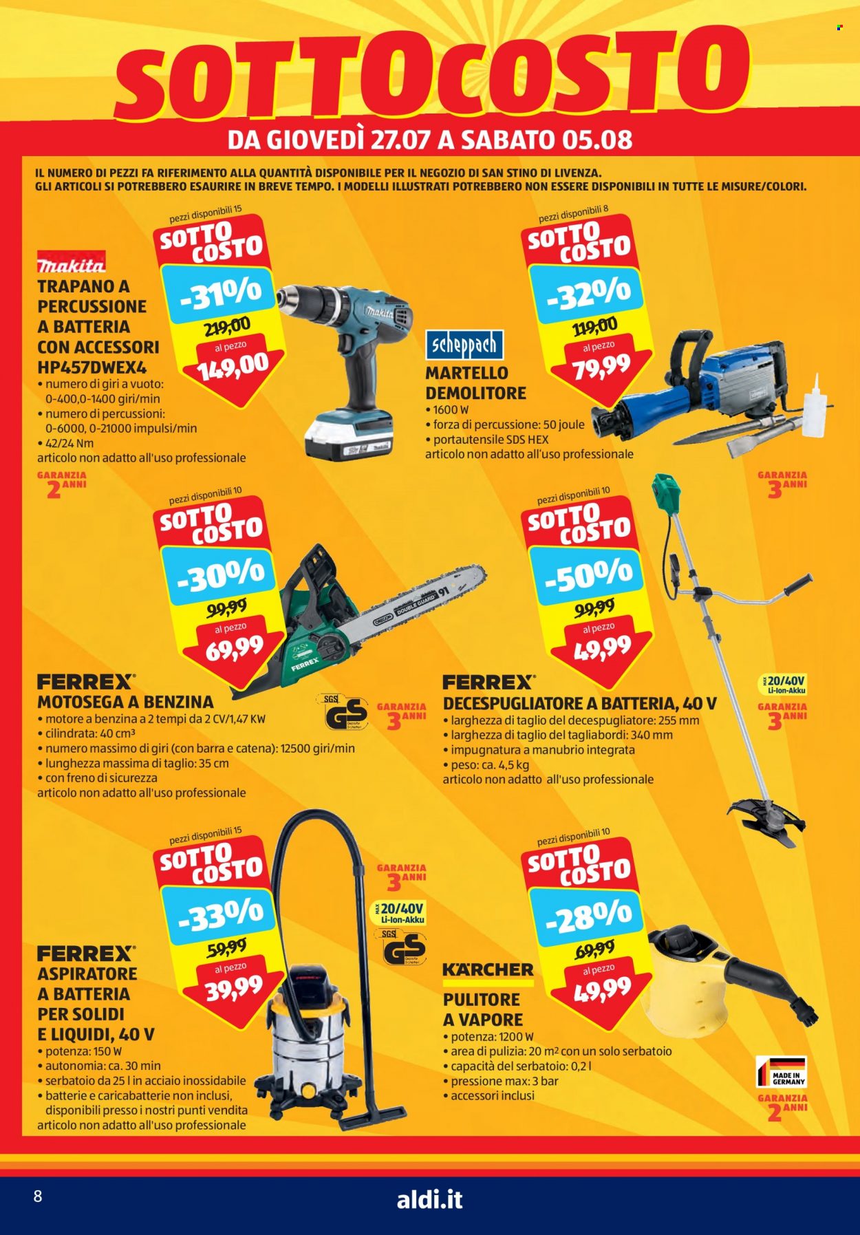 Volantino Aldi - 27/7/2023 - 5/8/2023. Pagina 8