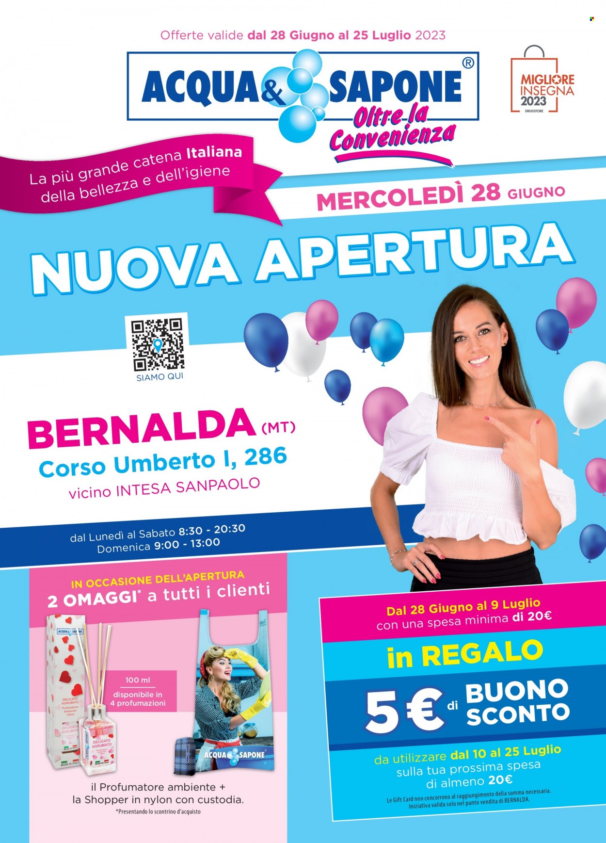 Volantino Acqua & Sapone - 28/6/2023 - 25/7/2023. Pagina 1