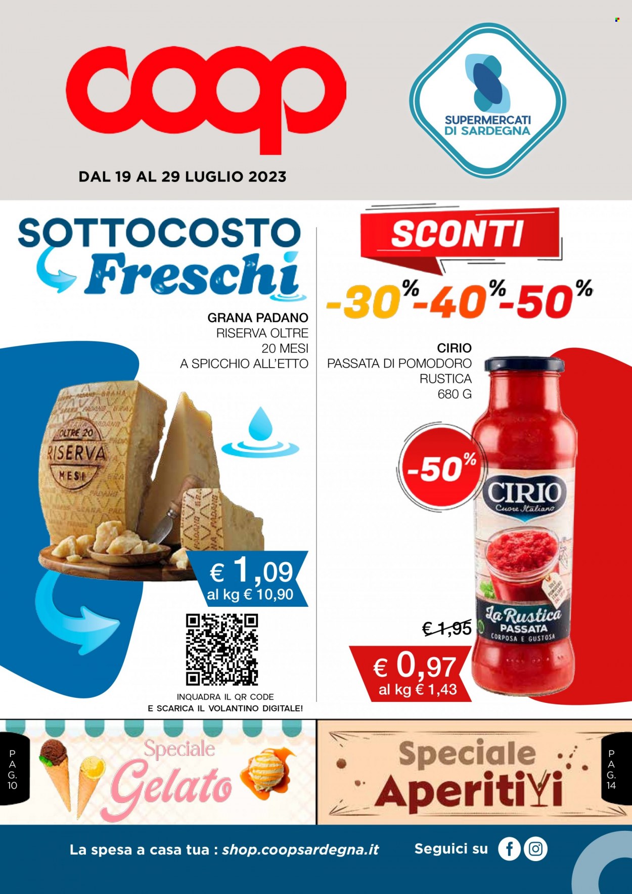 Volantino Coop - 19/7/2023 - 29/7/2023. Pagina 1