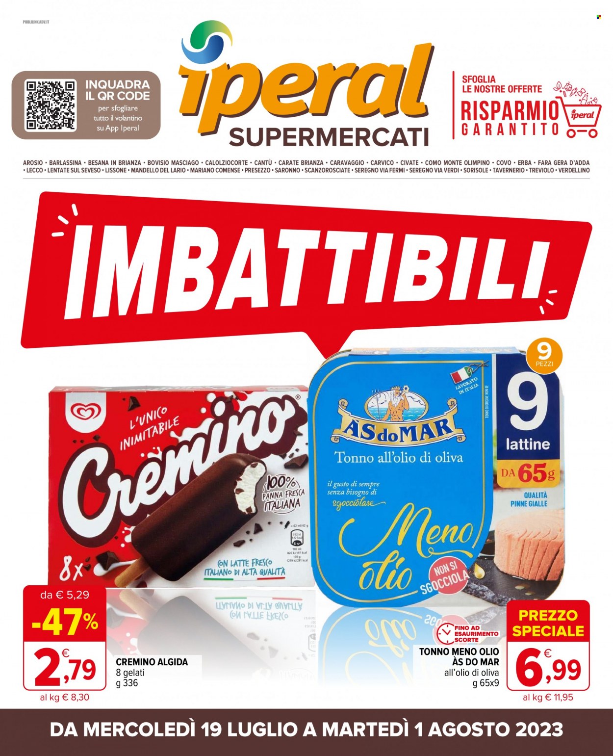 Volantino Iperal - 19/7/2023 - 1/8/2023. Pagina 1