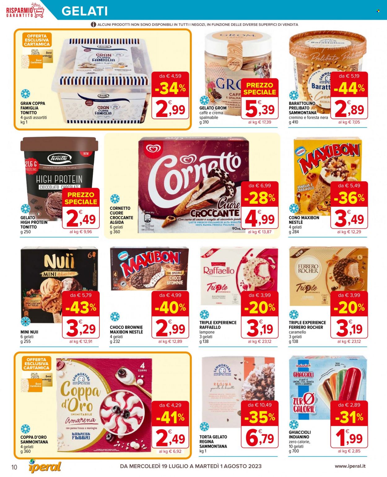 Volantino Iperal - 19/7/2023 - 1/8/2023. Pagina 10