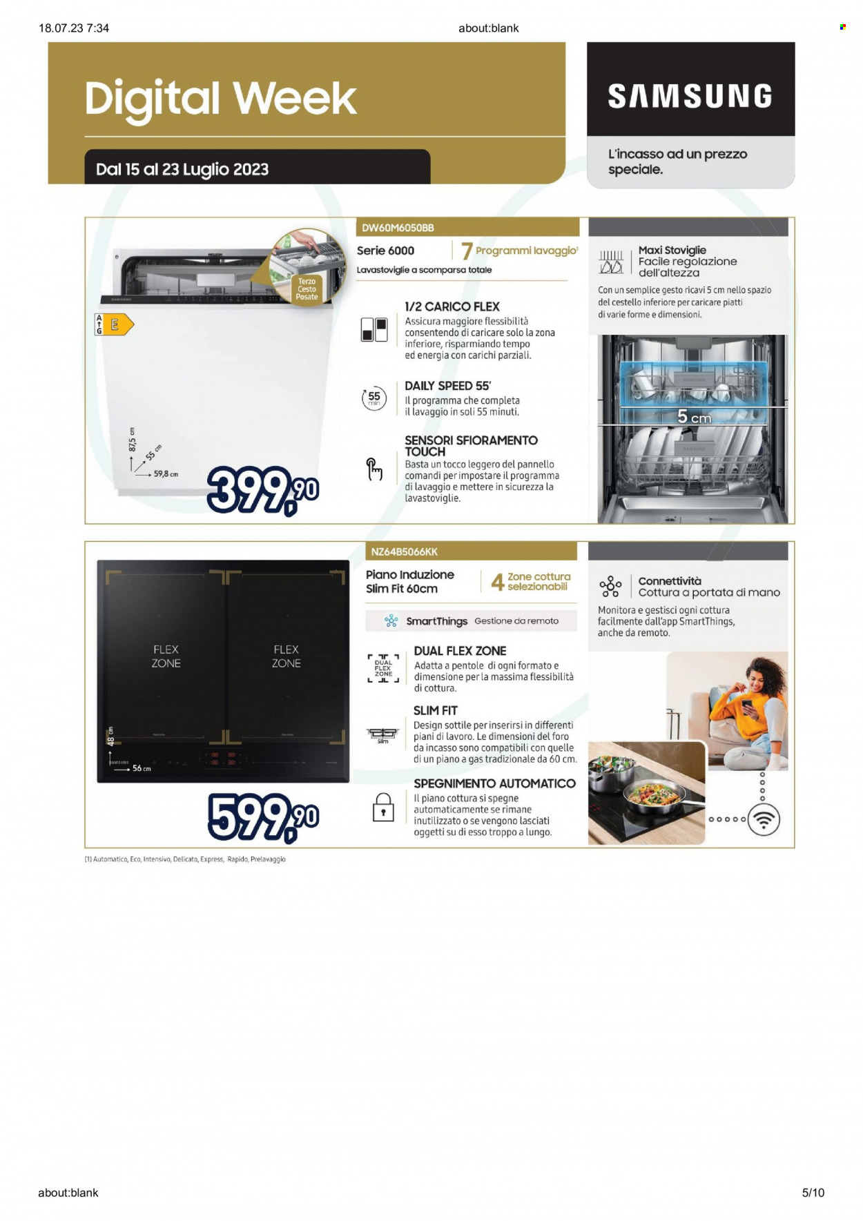 Volantino Unieuro - 15/7/2023 - 23/7/2023. Pagina 5