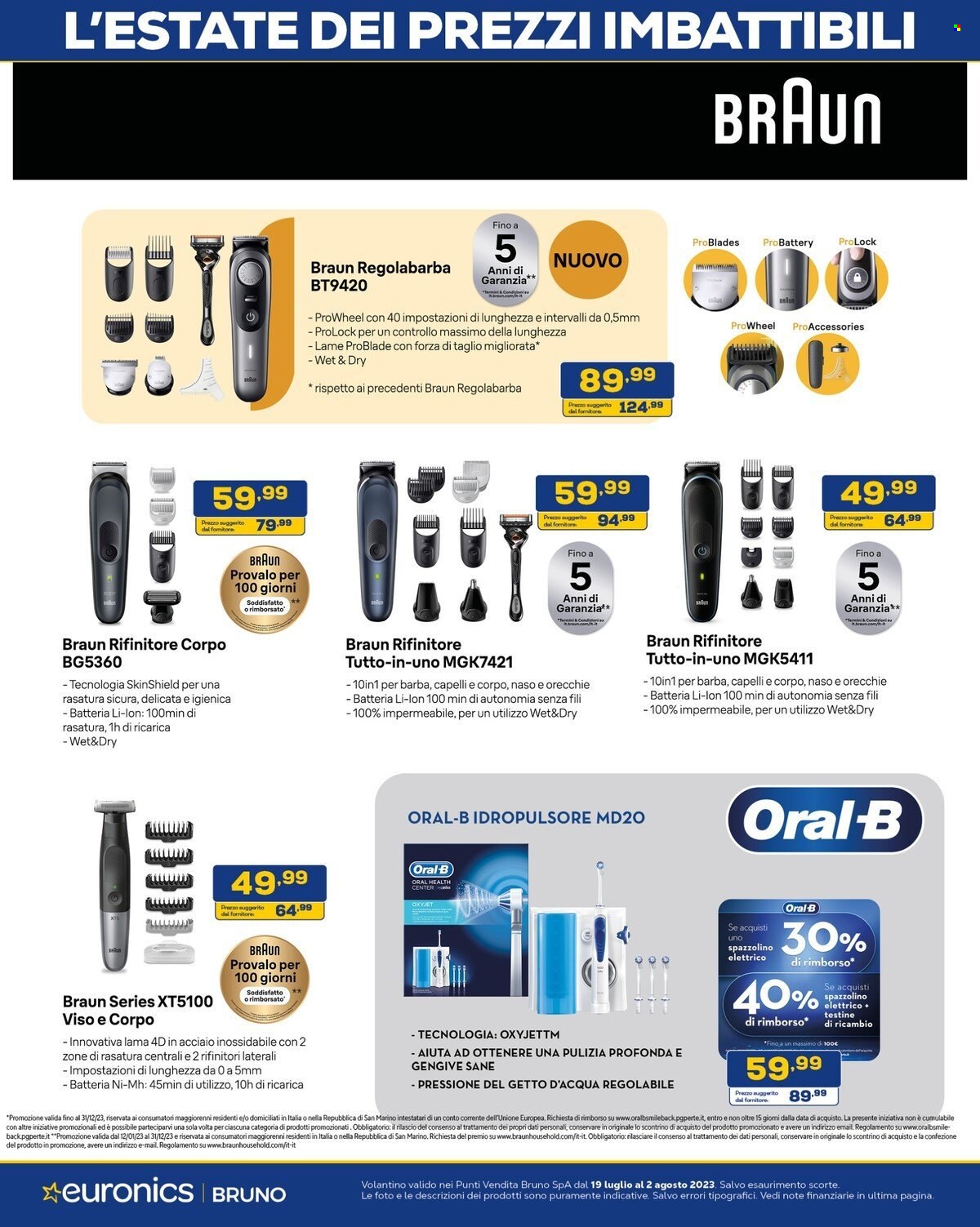 Volantino Euronics - 19/7/2023 - 2/8/2023. Pagina 31