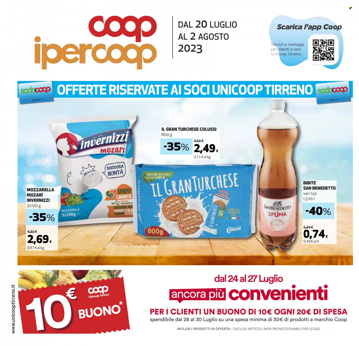 Volantino Coop - 20/7/2023 - 2/8/2023. Pagina 1