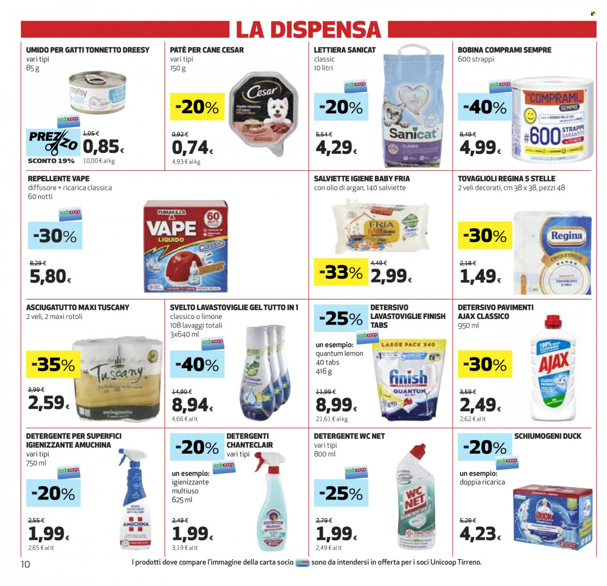 Volantino Coop - 20/7/2023 - 2/8/2023. Pagina 10