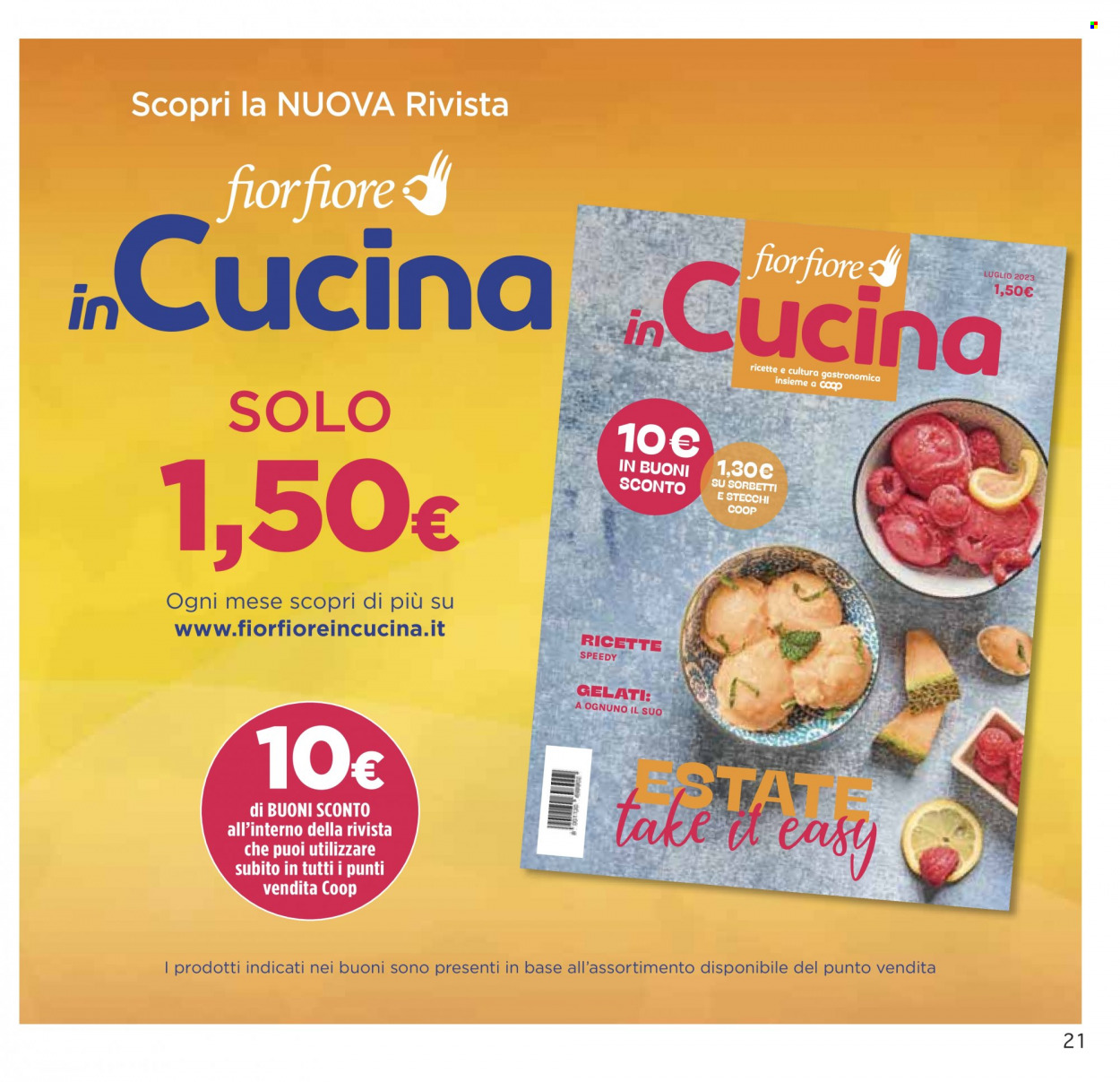 Volantino Coop - 20/7/2023 - 2/8/2023. Pagina 21