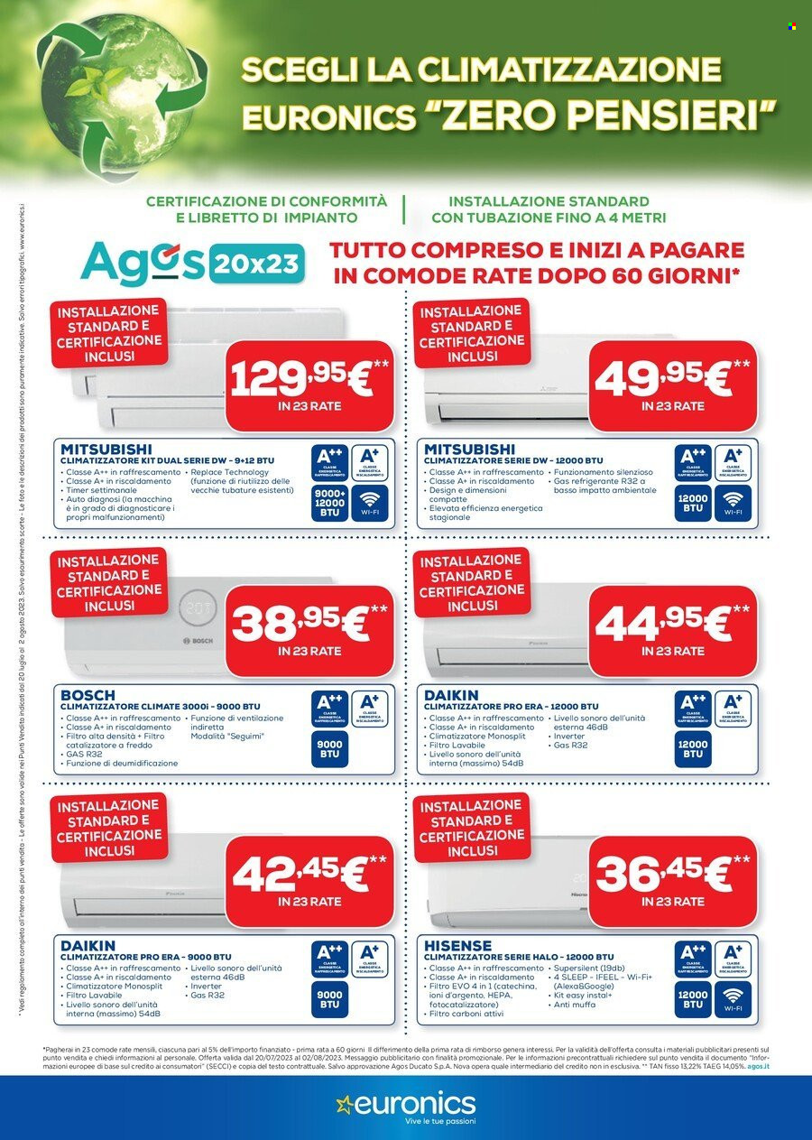 Volantino Euronics - 20/7/2023 - 2/8/2023. Pagina 20