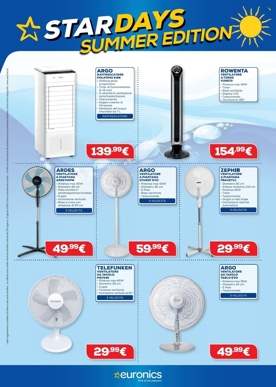 Volantino Euronics - 20/7/2023 - 2/8/2023. Pagina 23