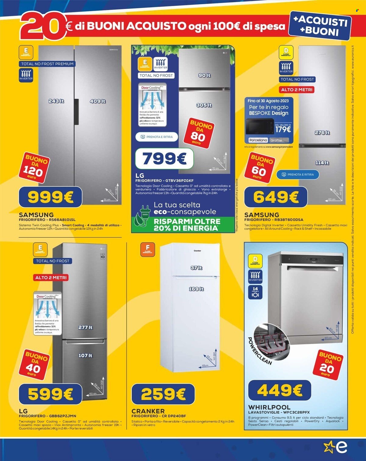 Volantino Euronics - 20/7/2023 - 2/8/2023. Pagina 3