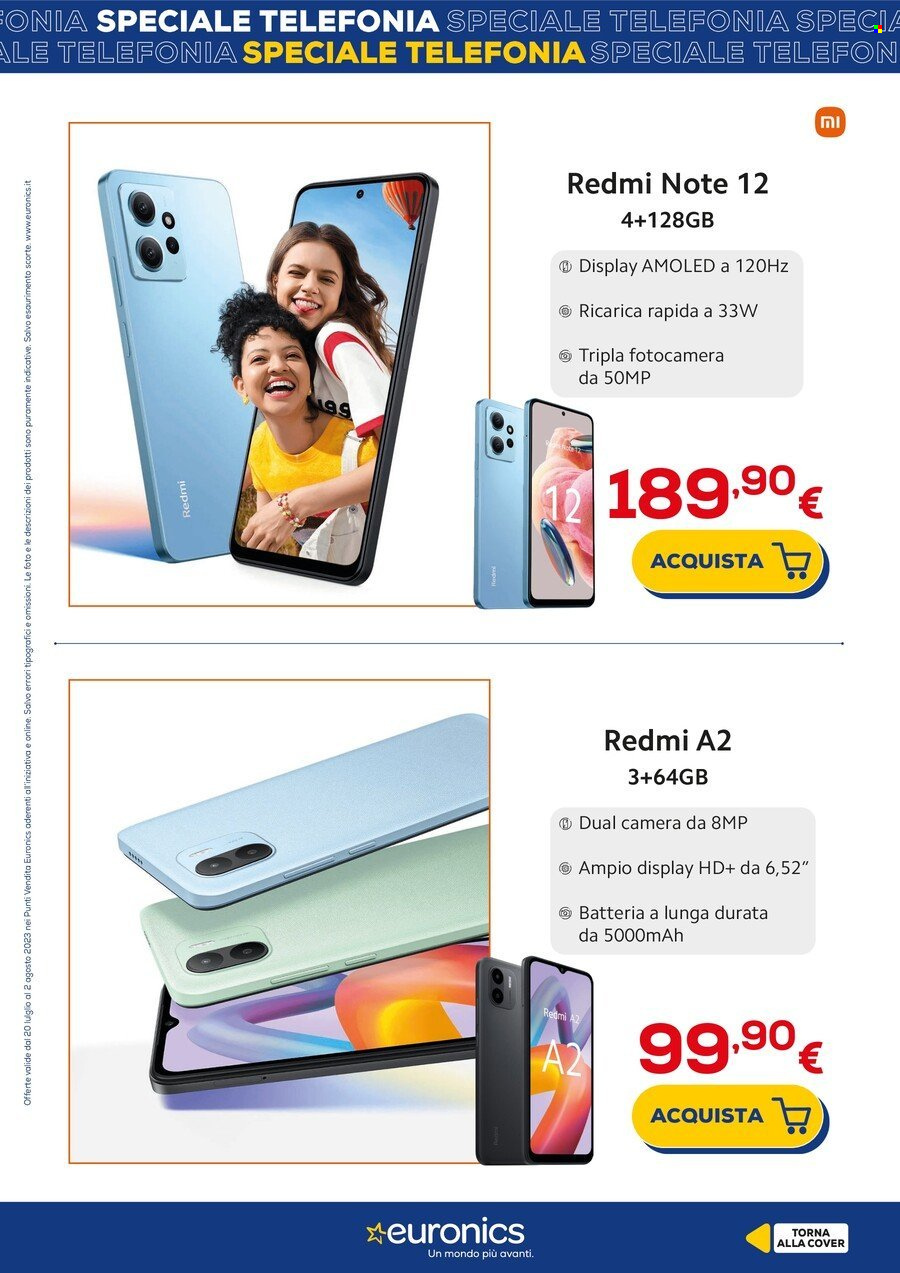 Volantino Euronics - 20/7/2023 - 2/8/2023. Pagina 3