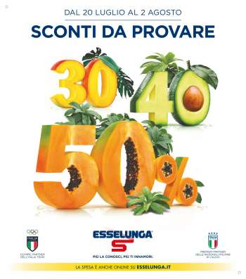 Volantino Esselunga - 20/7/2023 - 2/8/2023.