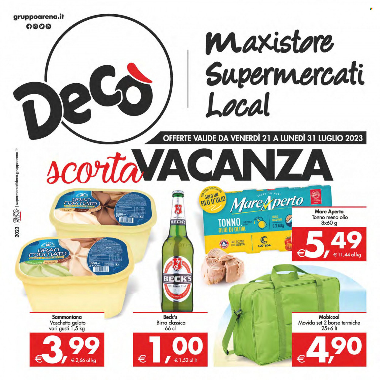 Leták Deco - 21.7.2023 - 31.7.2023. Strana 1