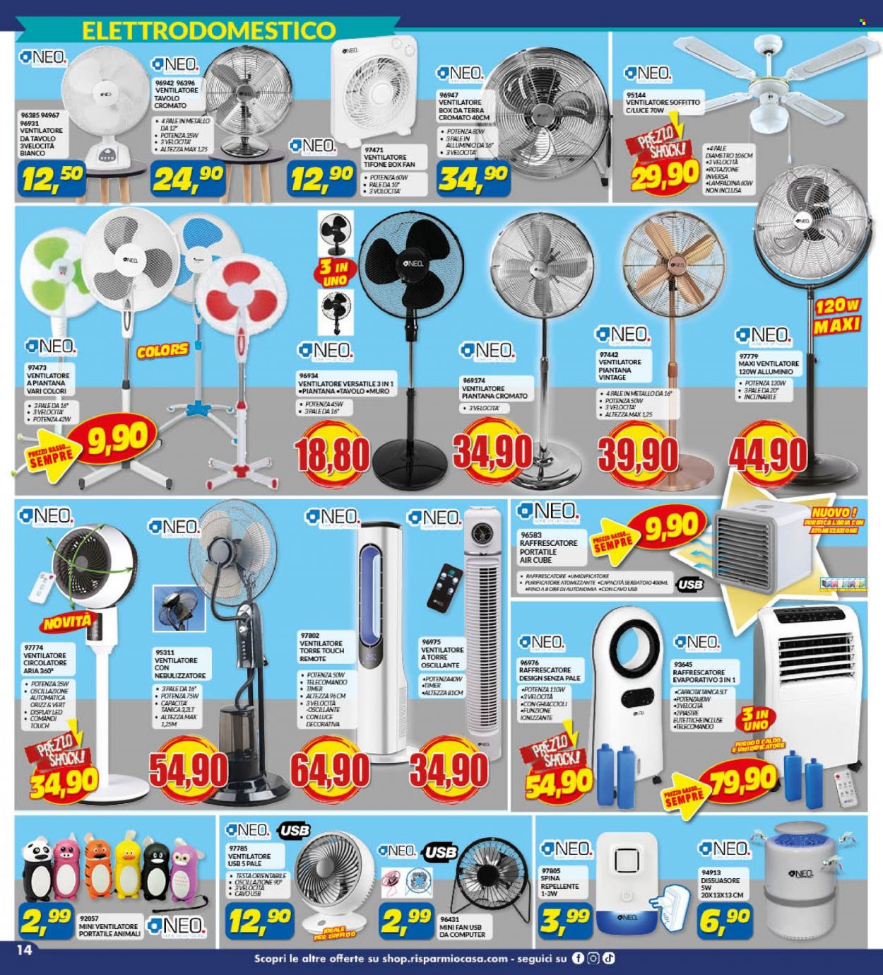 Volantino Risparmio Casa - 22/7/2023 - 5/8/2023. Pagina 14