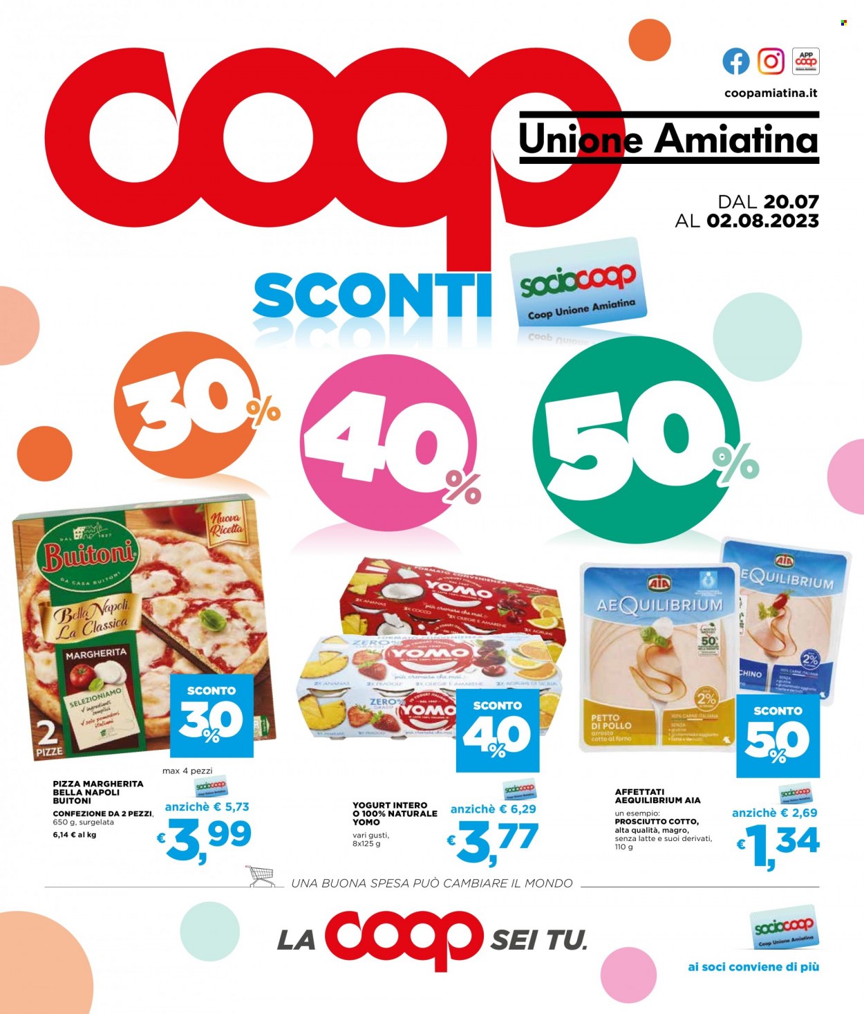 Volantino Coop - 20/7/2023 - 2/8/2023. Pagina 1