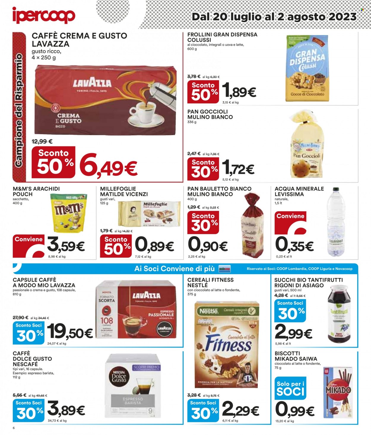 Volantino Coop - 20/7/2023 - 2/8/2023. Pagina 6