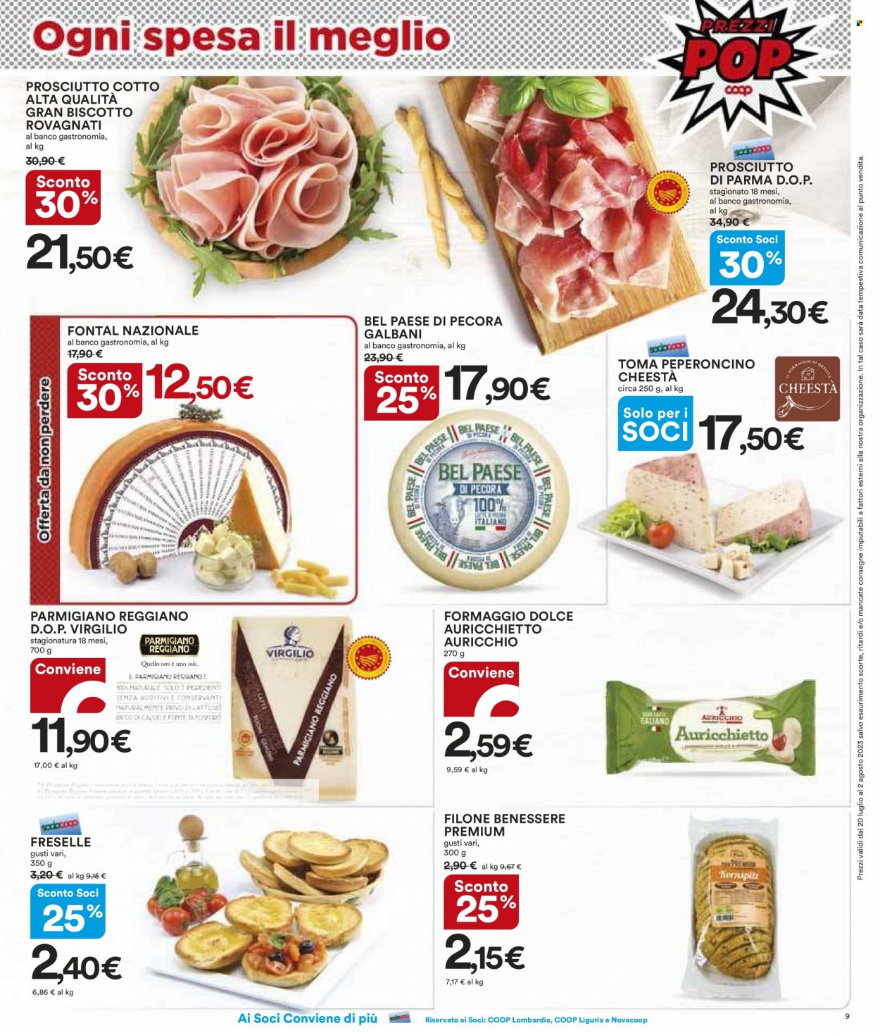 Volantino Coop - 20/7/2023 - 2/8/2023. Pagina 9