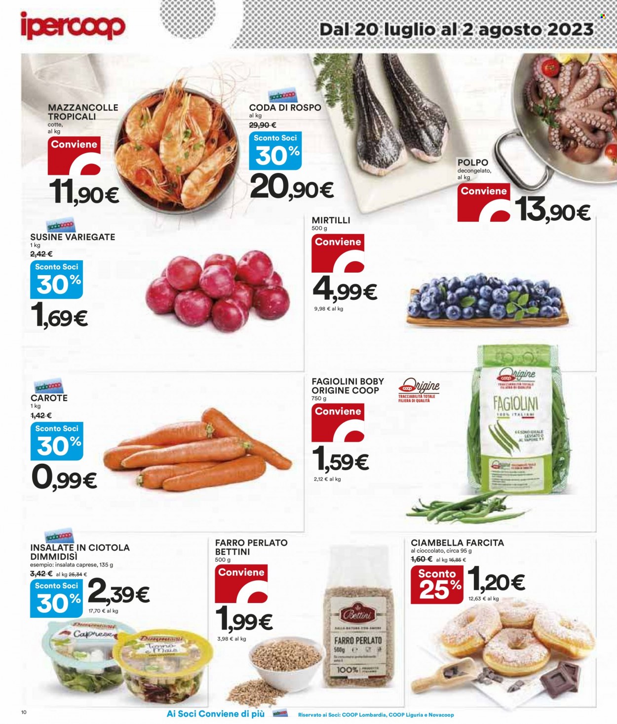 Volantino Coop - 20/7/2023 - 2/8/2023. Pagina 10