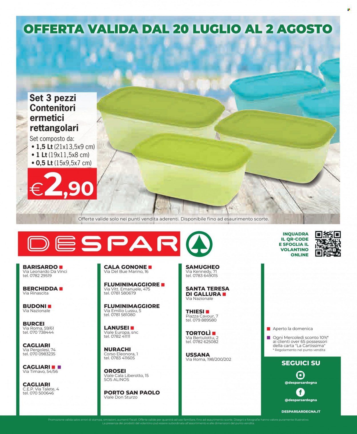 Volantino Despar - 20/7/2023 - 2/8/2023. Pagina 12