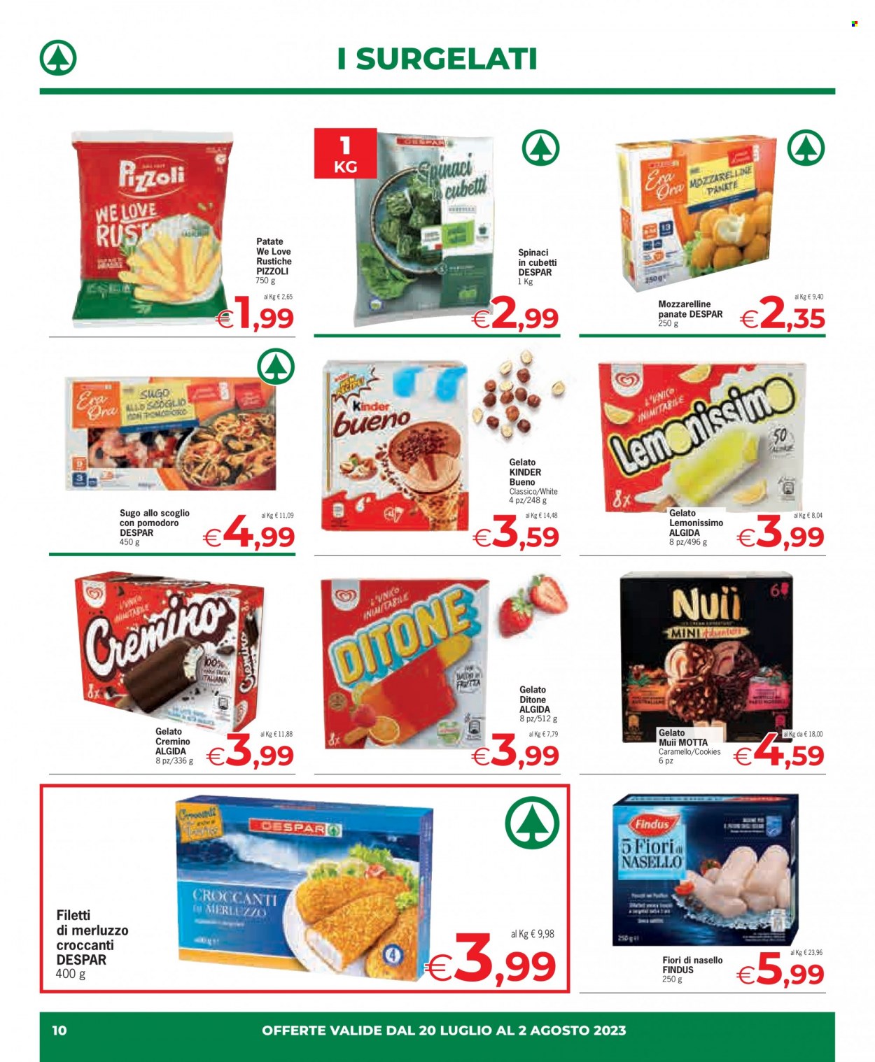 Volantino Eurospar - 20/7/2023 - 2/8/2023. Pagina 10