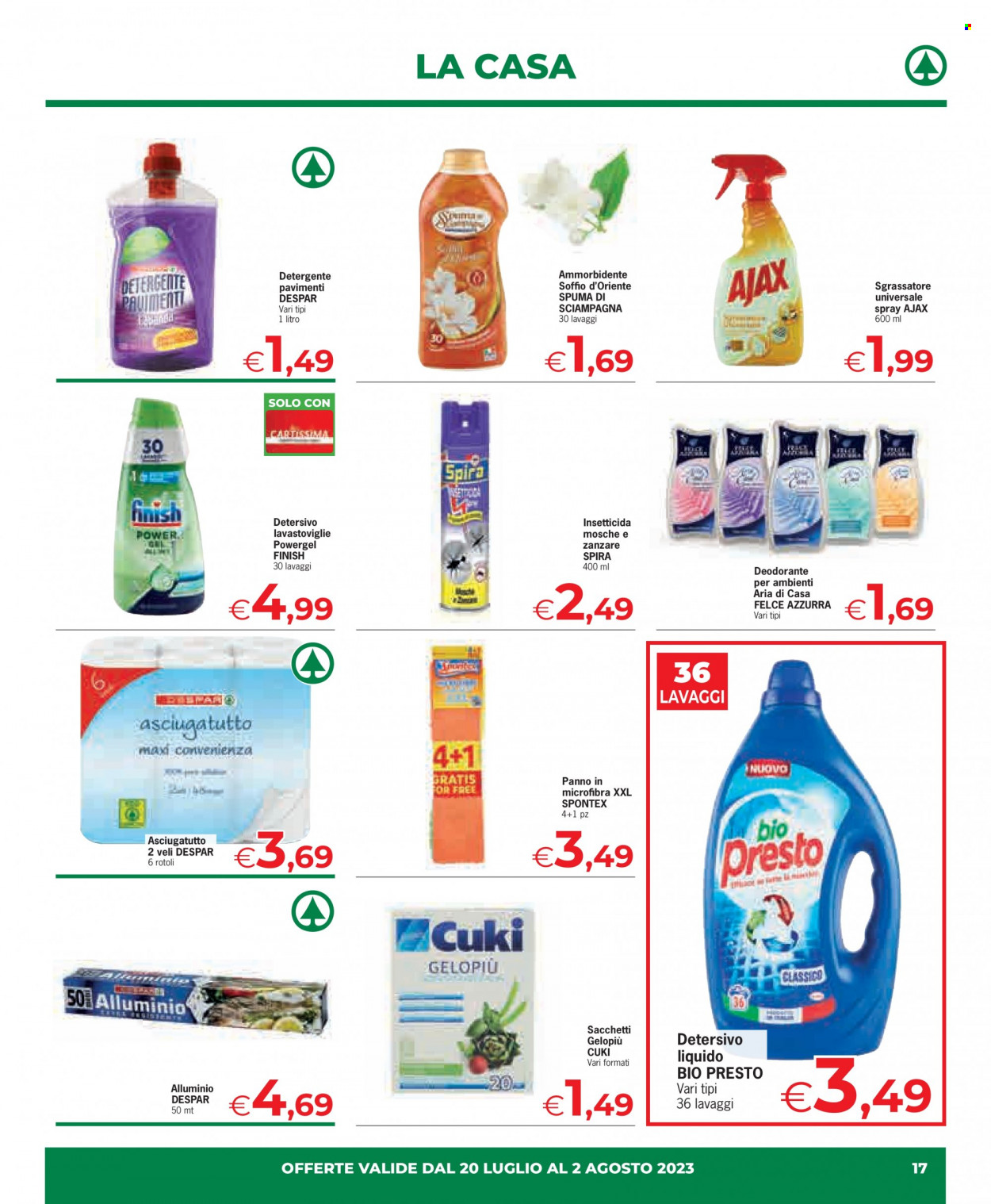 Volantino Eurospar - 20/7/2023 - 2/8/2023. Pagina 17