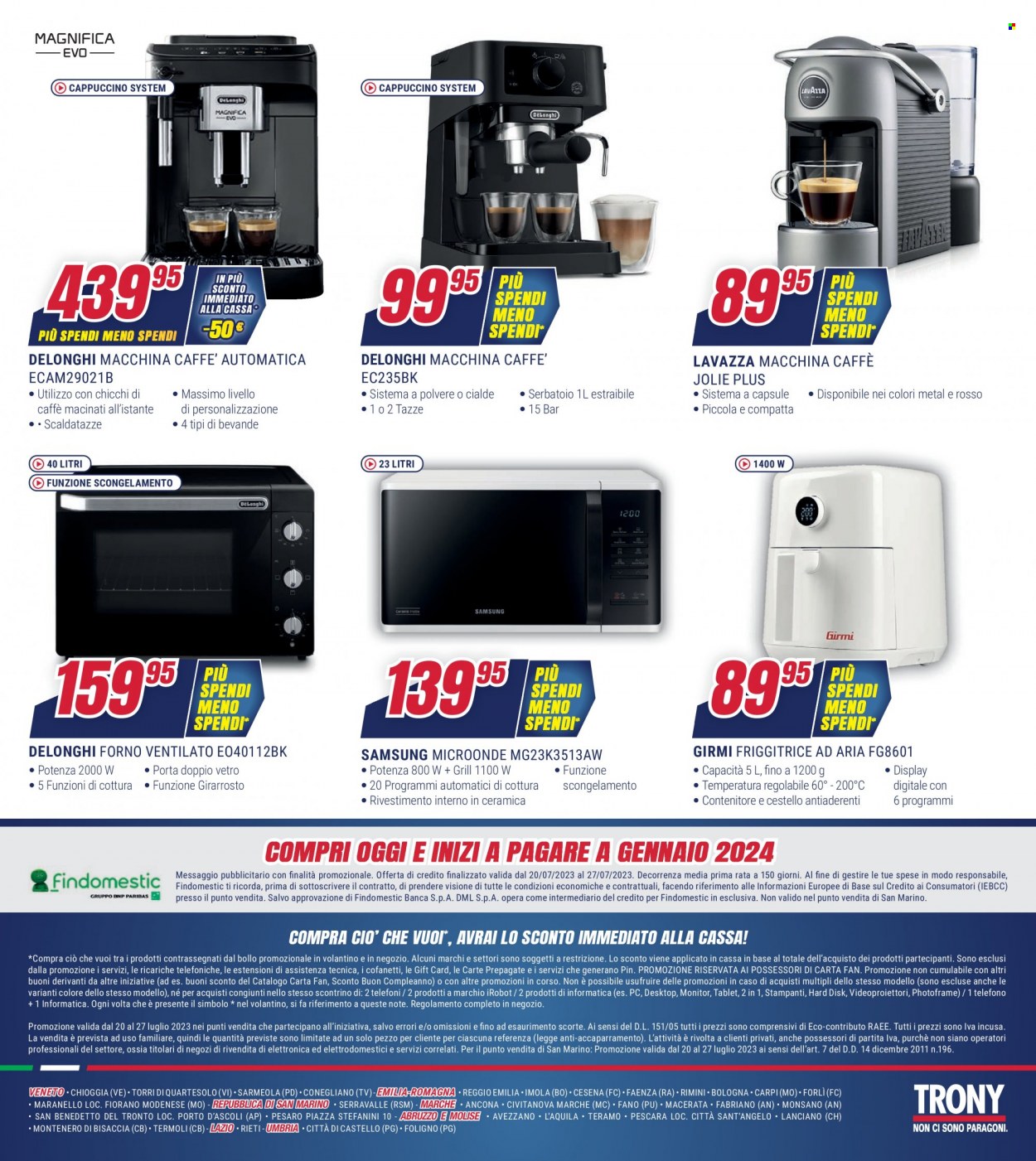 Volantino Trony - 20/7/2023 - 27/7/2023. Pagina 23