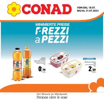Volantino Conad - 18/7/2023 - 31/7/2023.
