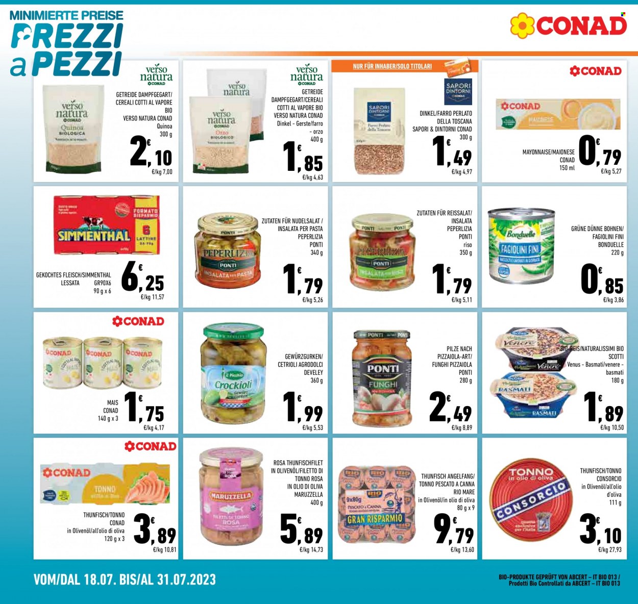 Volantino Conad - 18/7/2023 - 31/7/2023. Pagina 18