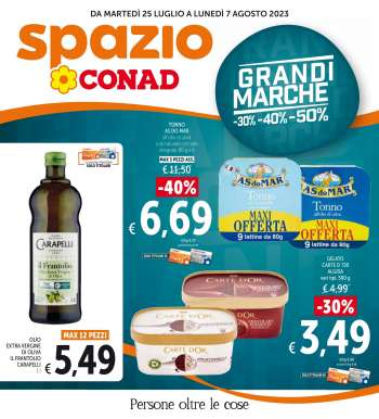 Volantino Spazio Conad - 25/7/2023 - 7/8/2023.