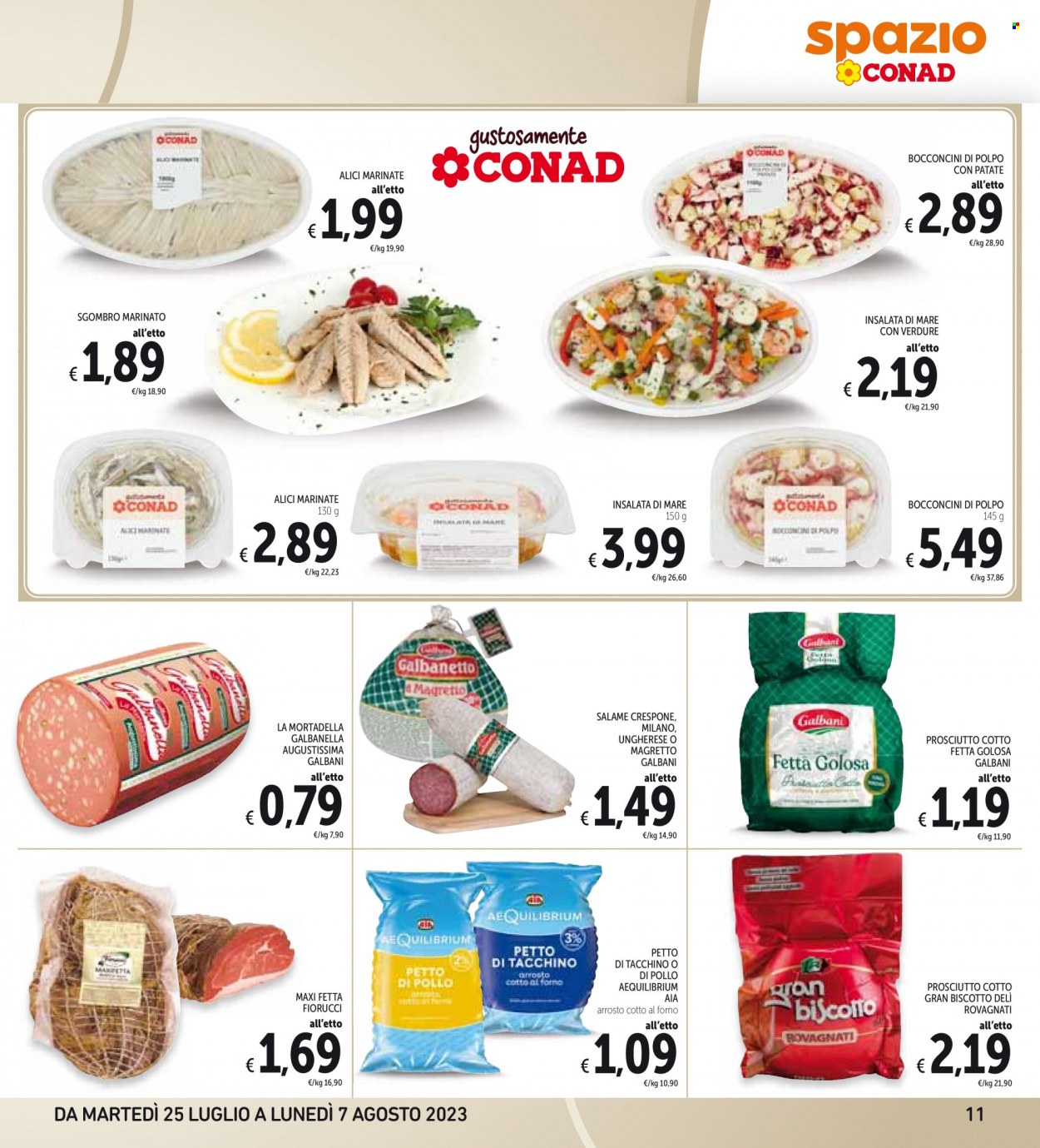 Volantino Spazio Conad - 25/7/2023 - 7/8/2023. Pagina 11