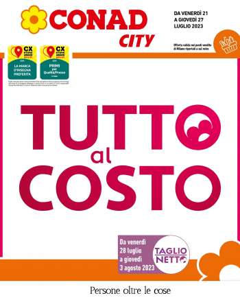 Volantino Conad City - 21/7/2023 - 27/7/2023.
