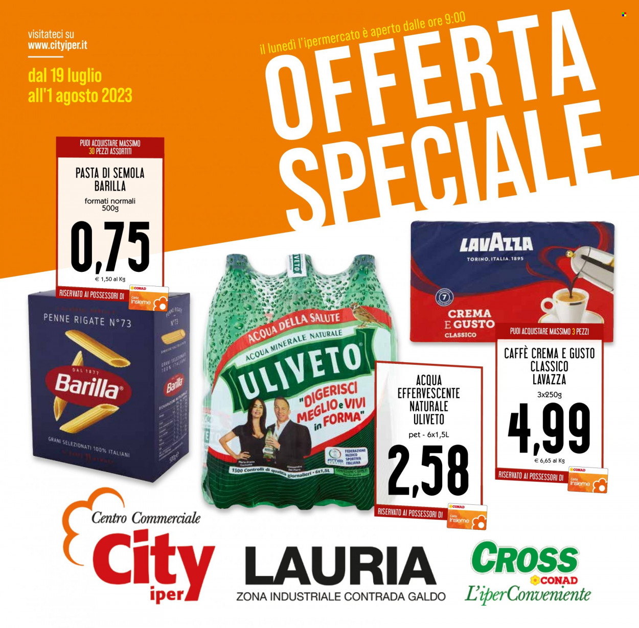 Volantino Conad Superstore - 19/7/2023 - 1/8/2023. Pagina 1