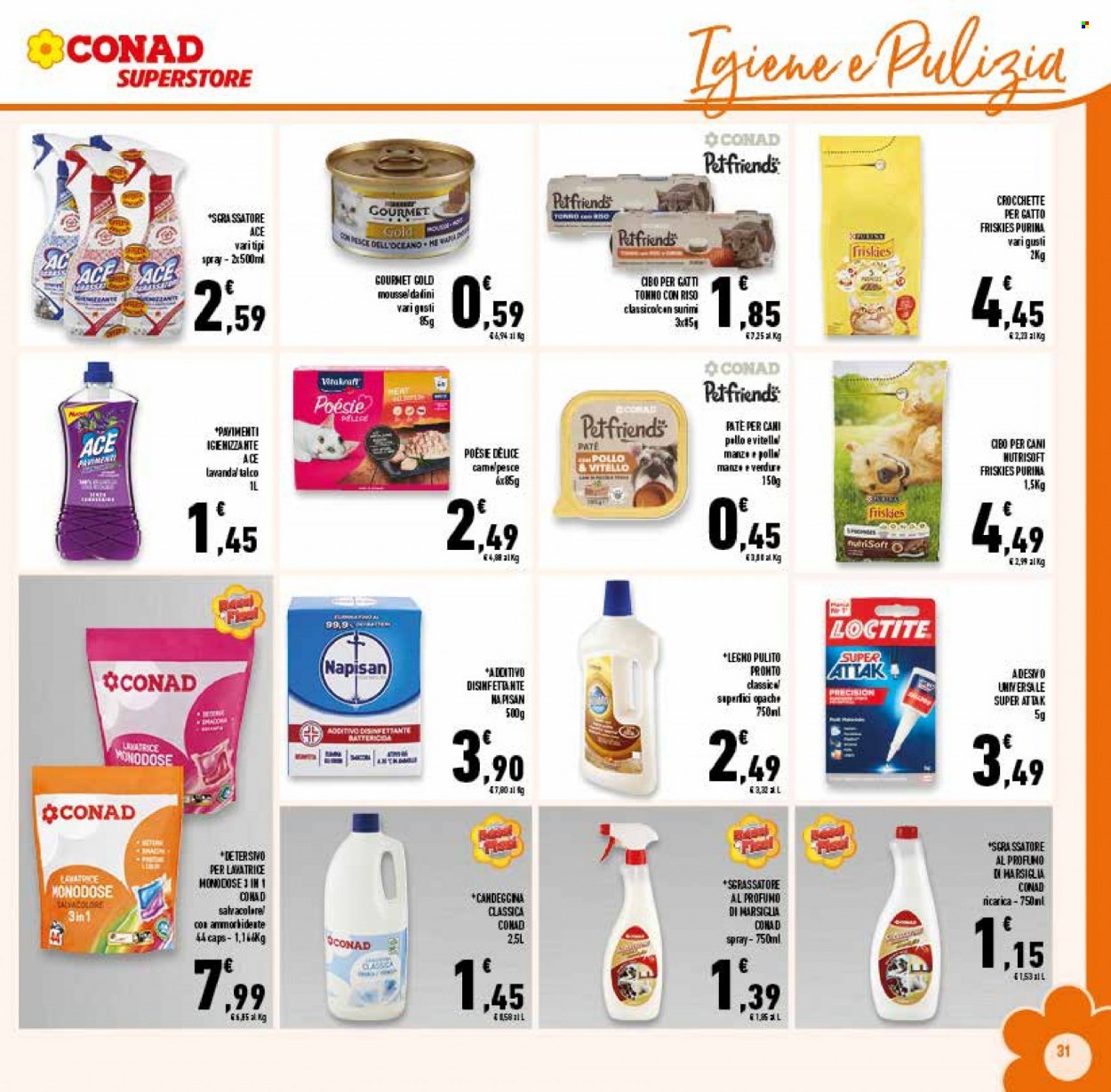 Volantino Conad Superstore - 19/7/2023 - 1/8/2023. Pagina 31