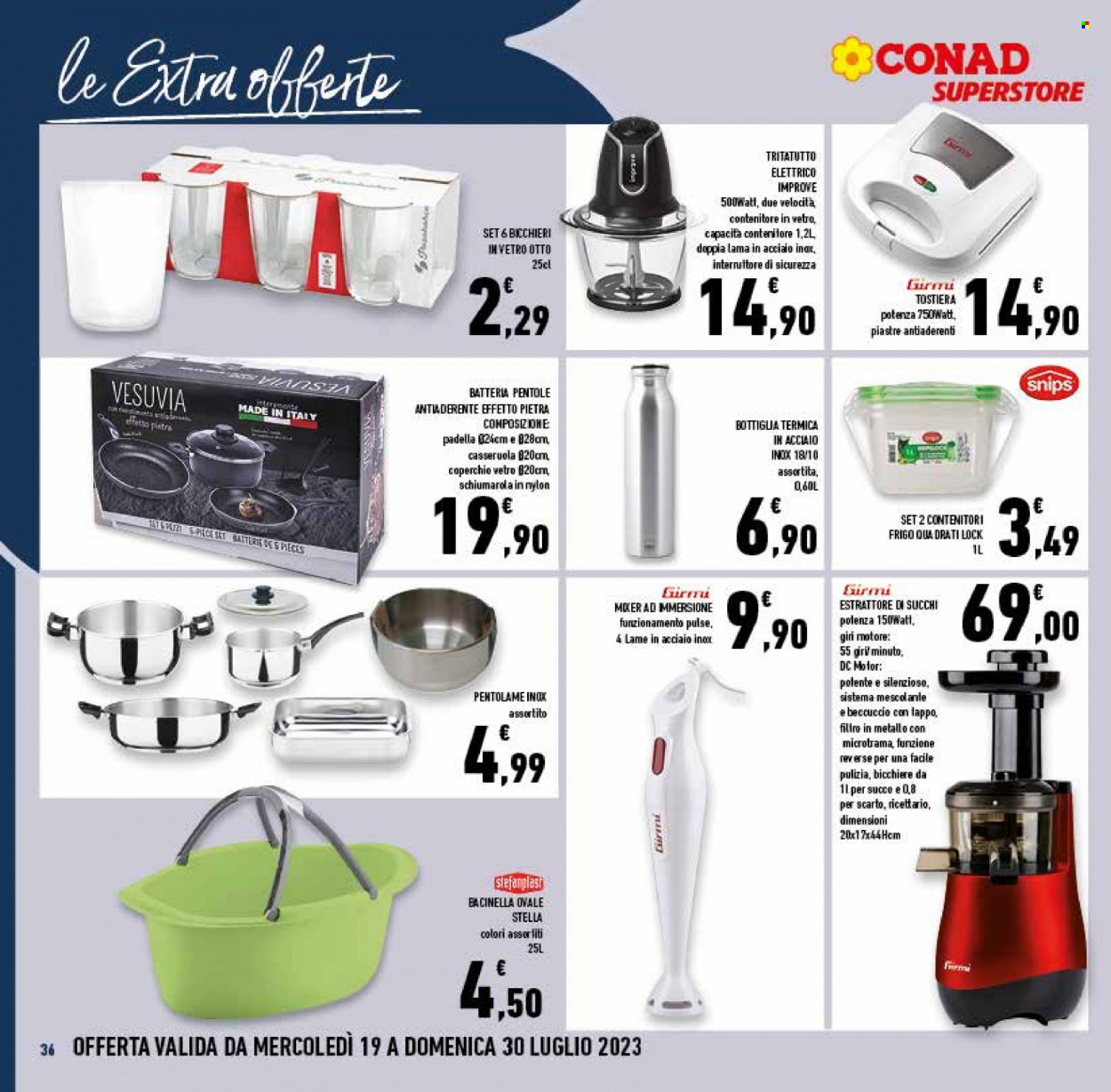 Volantino Conad Superstore - 19/7/2023 - 1/8/2023. Pagina 36