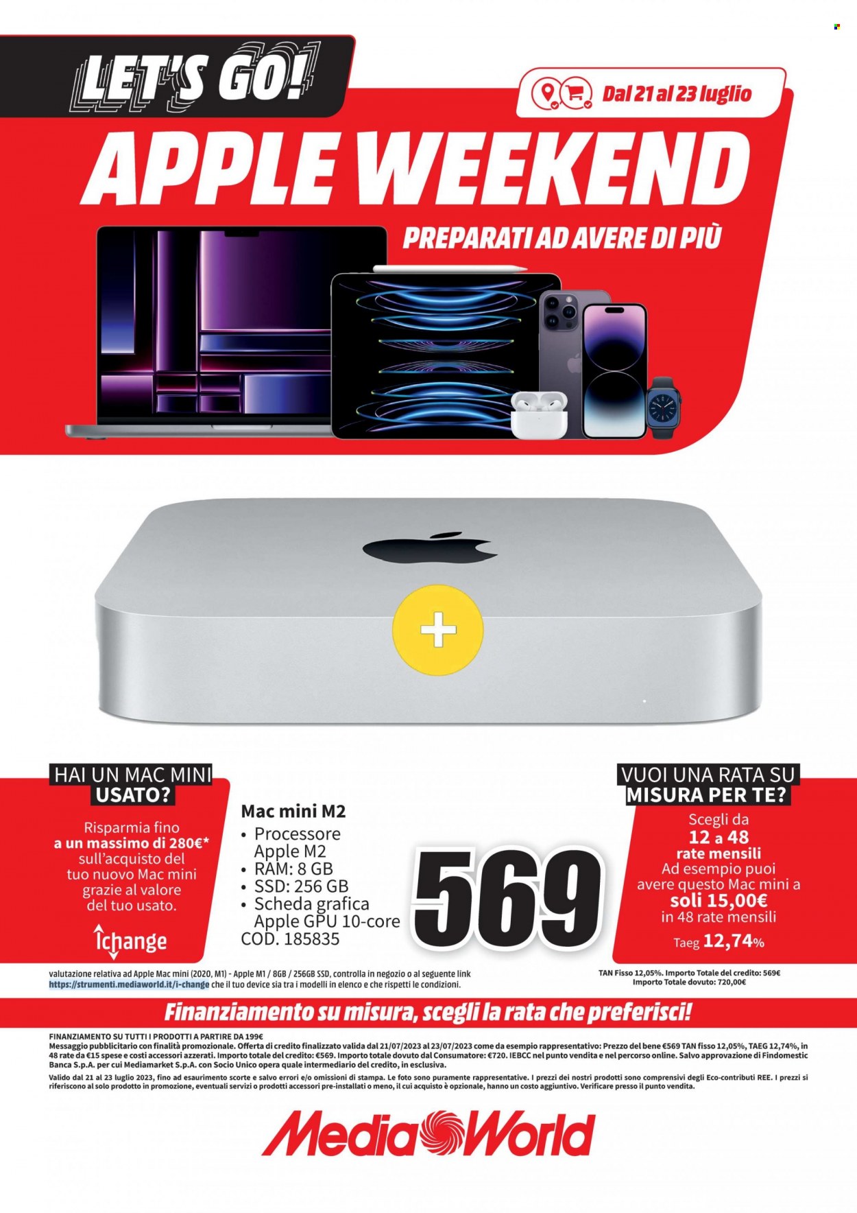 Volantino MediaWorld - 21/7/2023 - 23/7/2023. Pagina 3