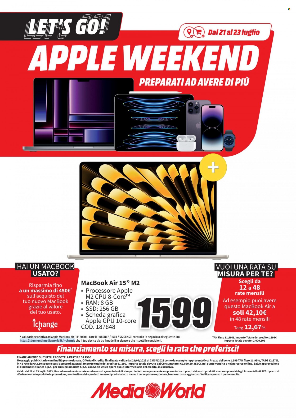 Volantino MediaWorld - 21/7/2023 - 23/7/2023. Pagina 7