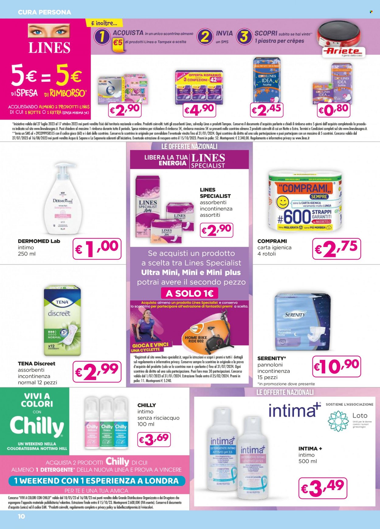 Volantino Acqua & Sapone - 27/7/2023 - 16/8/2023. Pagina 10
