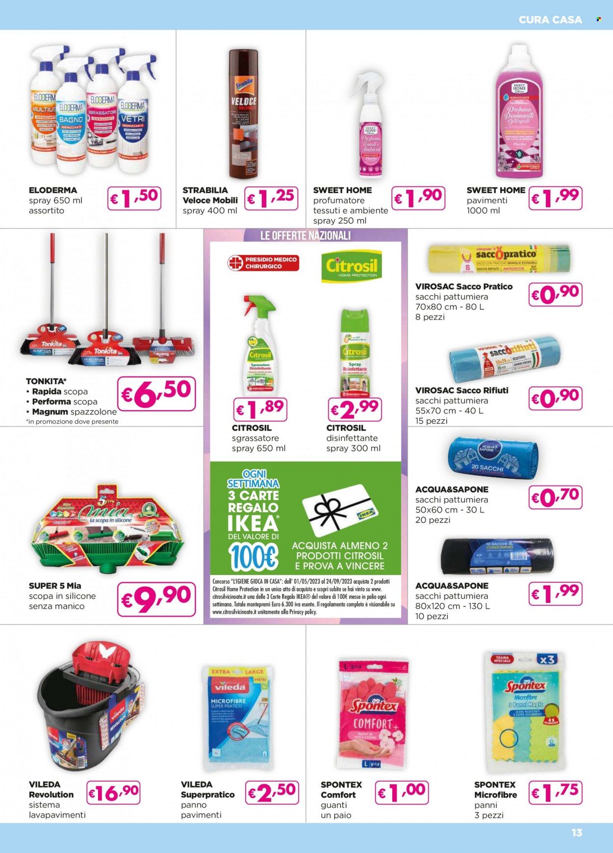 Volantino Acqua & Sapone - 27/7/2023 - 16/8/2023. Pagina 13
