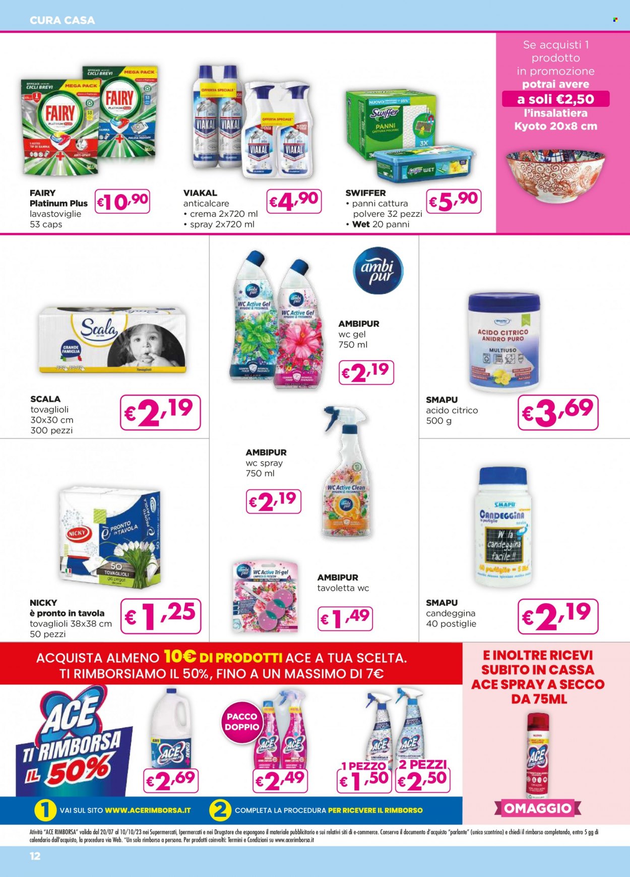 Volantino Acqua & Sapone - 27/7/2023 - 16/8/2023. Pagina 12