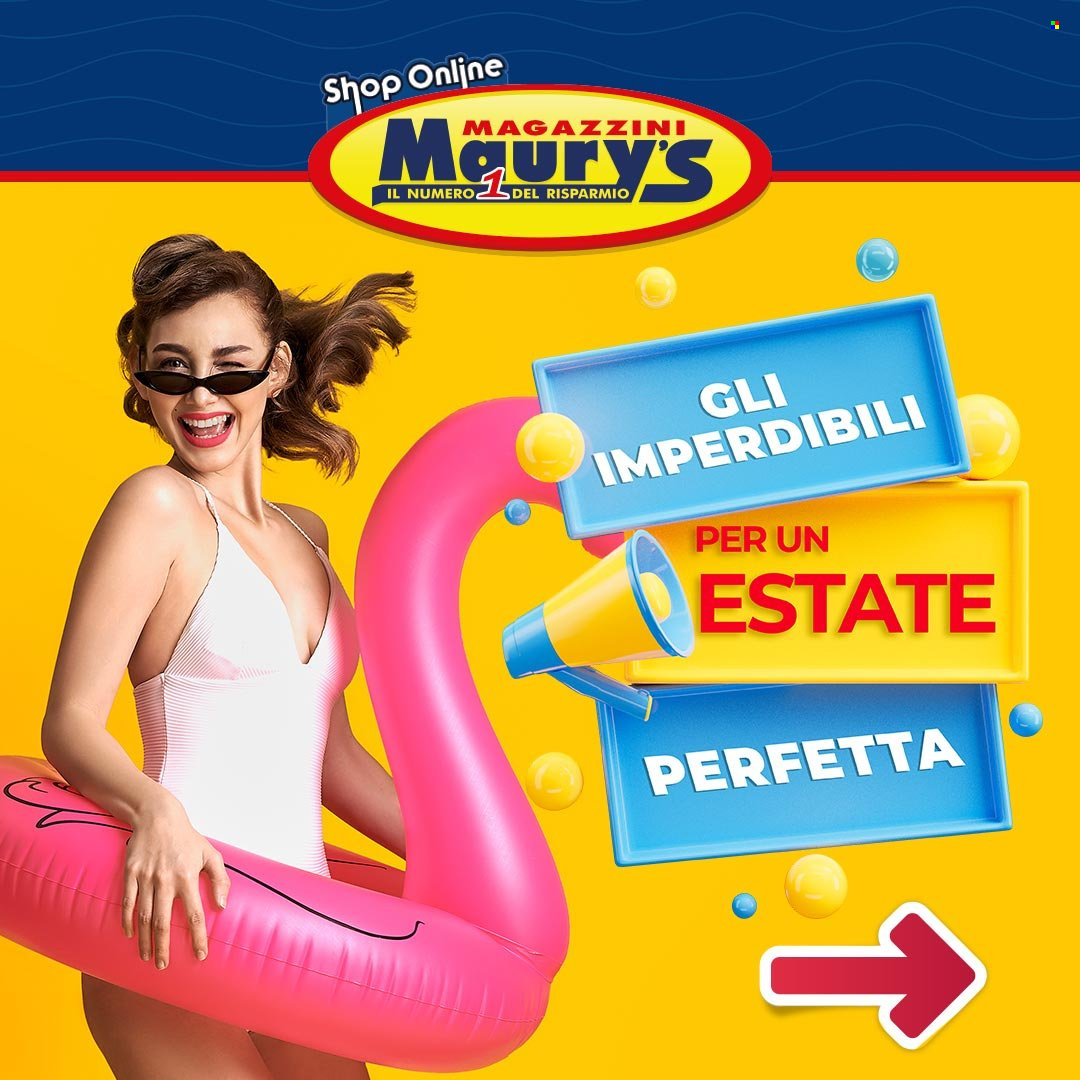 Volantino Maury's. Pagina 1